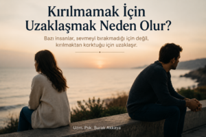 kırılmamak için uzaklaşmak ve ilişkide duygusal mesafe yaşayan çift görseli