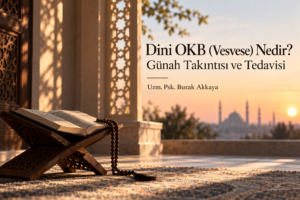 dini OKB, vesvese ve günah takıntısı üzerine sade psikoloji blog görseli
